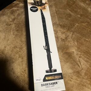 Disney Mandalorian Darksaber Lamp - Black